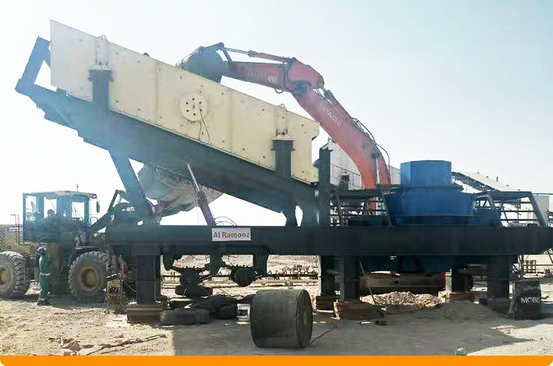 小型車載流動(dòng)制砂機(jī) 小型車載流動(dòng)制砂機(jī)