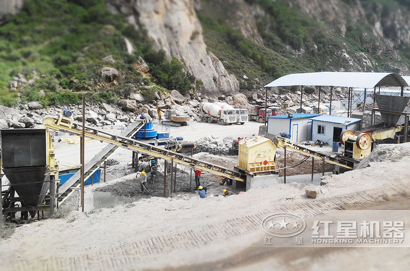 河南安陽(yáng)河卵石制砂碎石生產(chǎn)線，級(jí)配好，使用率高