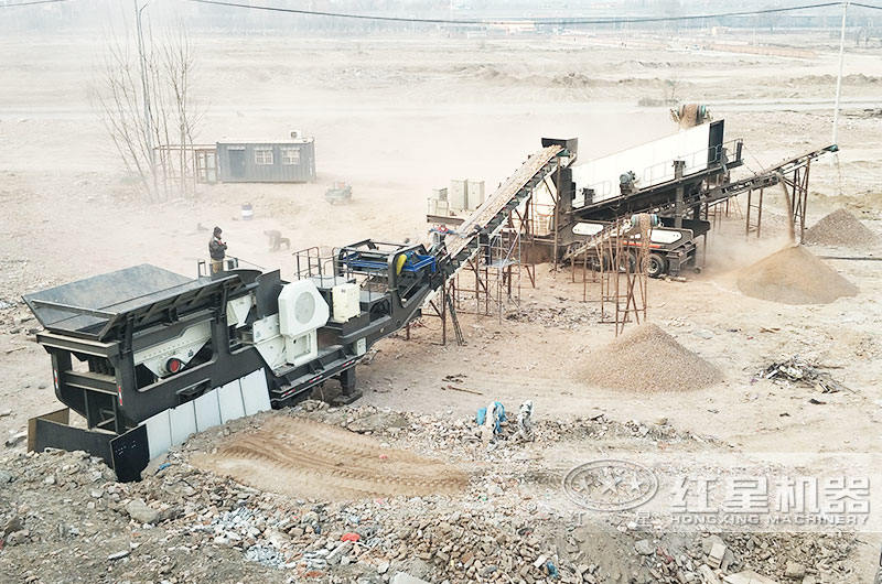 輪胎式移動建筑垃圾處理機,多機組合,減少成本30% 輪胎式移動建筑垃圾處理機,多機組合,減少成本30%