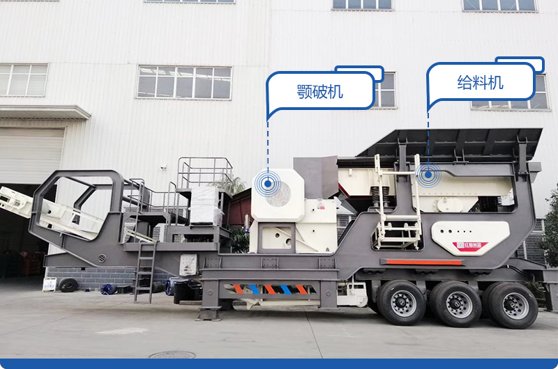 二合一配置移動砂石料生產線 二合一配置移動砂石料生產線