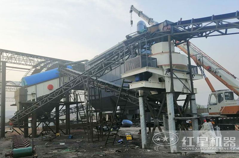 石灰石制砂機(jī)工作現(xiàn)場(chǎng)圖 石灰石制砂機(jī)工作現(xiàn)場(chǎng)圖